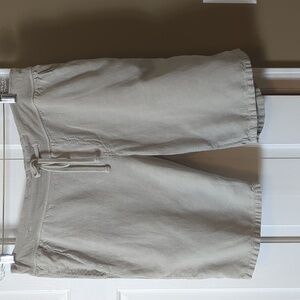James Perse Flax Blend Bermuda Shorts 3
